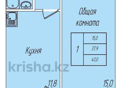 1-бөлмелі пәтер · 40 м² · 2/5 қабат, Промышленная, бағасы: 18 млн ₸ в Костанае