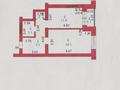 1-комнатная квартира · 45.7 м² · 3/5 этаж, мкр. Алтын орда 5К за 26 млн ₸ в Актобе — фото 18