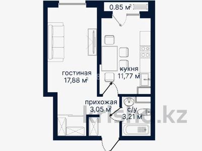 1-комнатная квартира · 37 м² · 5/7 этаж, Алатауская трасса 28 за ~ 19.6 млн 〒 в 