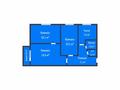 3-бөлмелі пәтер · 50.8 м² · 4/5 қабат, Тауелсиздик 135, бағасы: 22.3 млн ₸ в Костанае — фото 2