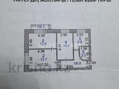 3-бөлмелі пәтер · 52 м² · 5/5 қабат, Корчагина 120, бағасы: 13 млн ₸ в Рудном