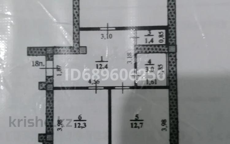 2-комнатная квартира, 67.5 м², 1/5 этаж, 10 мкр 28 за 23.5 млн 〒 в Аксае — фото 2
