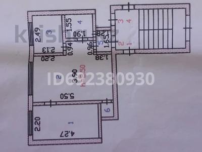 2-комнатная квартира, 44 м², 1/3 этаж, Абая 96 — Рядом ТЦ Зере за 9 млн 〒 в Балхаше