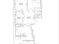 3-бөлмелі пәтер · 102 м² · 12/13 қабат, Толе би 189/3, бағасы: 85 млн ₸ в Алматы, Алмалинский р-н — фото 2