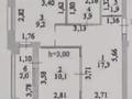2-бөлмелі пәтер · 44.4 м² · 2/6 қабат, Аль-Фараби 33, бағасы: 37.9 млн ₸ в Астане, Есильский р-н