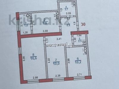 3-бөлмелі пәтер, 63 м², 5/7 қабат ай сайын, Жаңа қала 9 24/1 — Аренаңа қарама қарсы Түркістанға кіреберіс жақсы жер, бағасы: 100 000 〒 в Туркестане