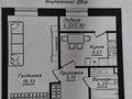 1-бөлмелі пәтер · 40.82 м² · 10/12 қабат, Жумекен Нажимеденов 26, бағасы: 26 млн ₸ в Астане, Сарайшык р-н