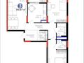 3-бөлмелі пәтер · 91 м² · 6/8 қабат, Е-15 5, бағасы: 52 млн ₸ в Астане, Нура р-н