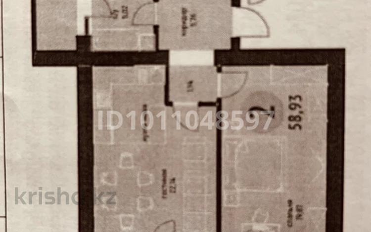 2-бөлмелі пәтер · 58 м² · 8/12 қабат, ​Улица Шамши Калдаяков, 46, бағасы: 25 млн ₸ в Астане, Сарайшык р-н — фото 2