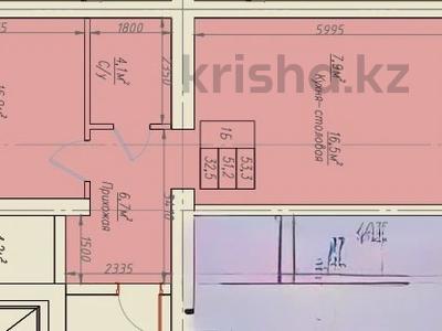 2-комнатная квартира · 53.3 м² · 1/10 этаж, Еркина Ауельбекова 120Б за 20.3 млн 〒 в Кокшетау