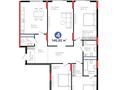 4-комнатная квартира · 150 м² · 5/13 этаж, Мангилик Ел 57 за 185.5 млн ₸ в Астане, Есильский р-н