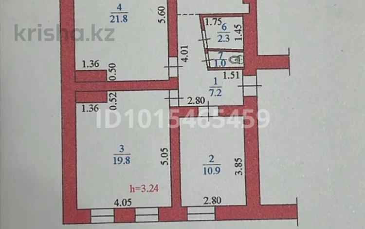 3-бөлмелі пәтер · 70.4 м² · 2/2 қабат, 13-әскери қалашық ш/а. 2, бағасы: 38 млн ₸ в Алматы, Турксибский р-н — фото 17