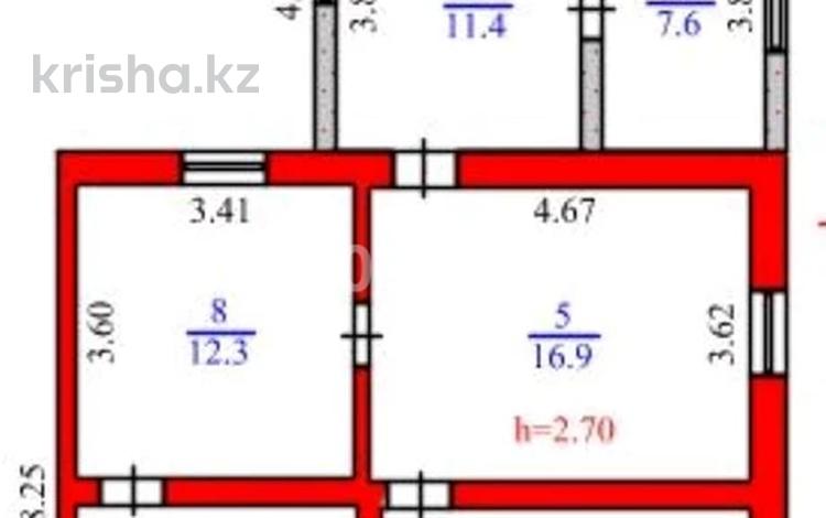 Часть дома · 4 комнаты · 52 м² · 10 сот., Жамала 17/2 за 20 млн ₸ в Алге — фото 12