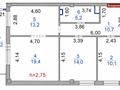 3-комнатная квартира · 75 м² · 4/6 этаж, Жамбыла 15а за ~ 33.6 млн ₸ в Астане, Сарыарка р-н — фото 17