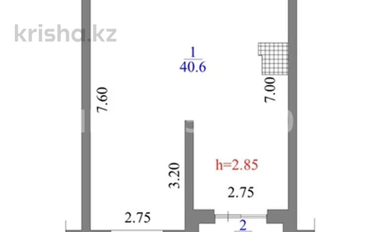 1-комнатная квартира · 41.4 м² · 6/6 этаж, Мкр. Кайрат уч. 377 за 26 млн ₸ в Алматы, Медеуский р-н — фото 2