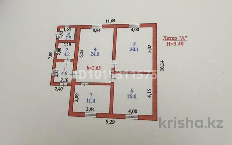 Отдельный дом · 3 комнаты · 90 м² · 5 сот., Айтеке би 47 за 44 млн ₸ в  — фото 2