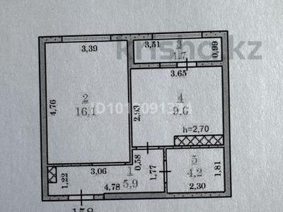 1-бөлмелі пәтер · 37.5 м² · 5/9 қабат, Толеметова 13-А, бағасы: 17.5 млн ₸ в Шымкенте, Абайский р-н