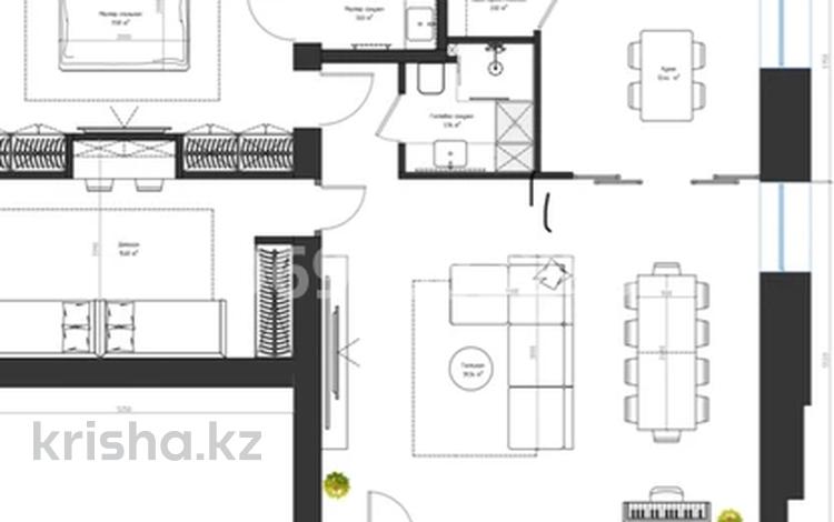 3-комнатная квартира, 112.8 м², 4/5 этаж, мкр Михайловка , Жанибекова 53/1 за 42 млн 〒 в Караганде, Казыбек би р-н — фото 18