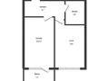 2-комнатная квартира · 47.7 м² · 3/15 этаж, Рыскулова за 33.5 млн ₸ в Шымкенте — фото 14