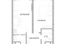 2-бөлмелі пәтер · 45.7 м² · 4/6 қабат, ​Кульджинский тракт 2 к1, бағасы: 23.5 млн ₸ в  — фото 5
