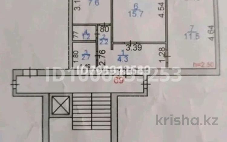 2-комнатная квартира · 54 м² · 9/9 этаж, Майкудук, Майкудук, 19й микрорайон 43 за 15 млн ₸ в Караганде, Алихана Бокейханова р-н — фото 2