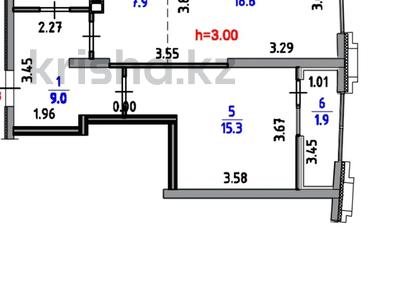 2-бөлмелі пәтер · 58 м² · 10/16 қабат, Абая 165 — Тургут Озала, бағасы: 60 млн ₸ в Алматы, Алмалинский р-н