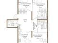 3-комнатная квартира · 119.5 м² · 2 этаж, Розыбакиева 197/2 за ~ 144.3 млн ₸ в Алматы, Бостандыкский р-н