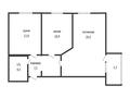 2-бөлмелі пәтер · 56.4 м² · 6/6 қабат, баймагамбетова 3д, бағасы: 24 млн ₸ в Костанае — фото 15