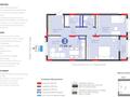 3-бөлмелі пәтер · 77.84 м² · 6/9 қабат, Шоссе Коргалжын 24/2, бағасы: 43 млн ₸ в Астане, Нура р-н