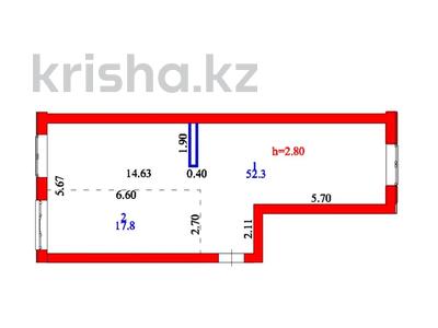 2-комнатная квартира · 72 м² · 3/4 этаж, Мәңгілік Ел — Хусейн бен Талал за 27 млн ₸ в Астане