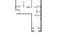 3-комнатная квартира · 129.3 м² · 7/10 этаж, Тәуелсіздік 7 — Муратбаева за 53.8 млн ₸ в 
