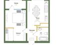 1-комнатная квартира · 43.4 м² · 3/12 этаж, мкр Теректы, Микрорайон Теректи 1 — Калкаман за 8.5 млн ₸ в Алматы, Алатауский р-н