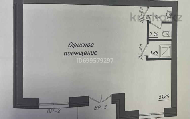 Свободное назначение, офисы, магазины и бутики, склады, общепит, салоны красоты, медцентры и аптеки, образование, развлечения · 57.57 м² за 22 млн 〒 в Астане, Нура р-н — фото 2