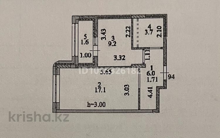 1-бөлмелі пәтер · 37.6 м² · 7/9 қабат, Ахмет Байтурсынулы 10/3, бағасы: 26 млн ₸ в Астане, Сарайшык р-н — фото 3
