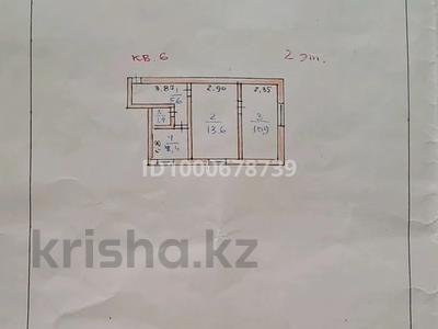 2-комнатная квартира · 36.4 м² · 2/2 этаж, Конаева 186 за 2.2 млн 〒 в Казыгурте