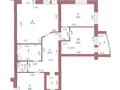 3-комнатная квартира · 181.7 м² · 2/7 этаж, Пр. Алии Молдагуловой 46в к1 — Пересечение Санкибай батыра и Алии Молдагуловой, напротив Б/Ц Progress за 72 млн ₸ в Актобе — фото 2