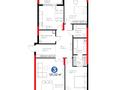 3-комнатная квартира · 121.32 м², Динмухамед Конаев 3 за ~ 105.6 млн ₸ в Астане, Есильский р-н — фото 2