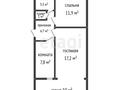 3-комнатная квартира · 52 м² · 5/6 этаж, ИЛЯЕВА — Магнум ТАУКЕ ХАНА за 21.5 млн ₸ в Шымкенте, Аль-Фарабийский р-н — фото 21