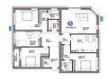 5-комнатная квартира · 167.92 м², Е-899 5/1 за ~ 154.7 млн ₸ в Астане, Нура р-н — фото 3