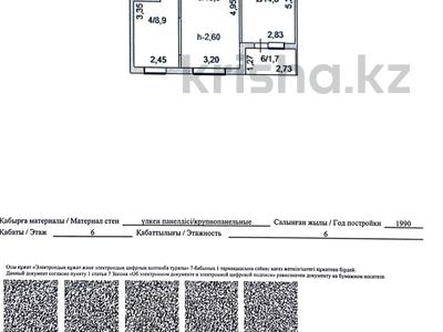 2-бөлмелі пәтер · 52 м² · 6/6 қабат, Габдуллина 68, бағасы: 14.6 млн ₸ в Кокшетау