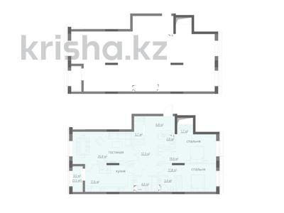 3-бөлмелі пәтер · 124.1 м², мкр Михайловка , ​Улица Аманжолова 47/1, бағасы: ~ 67 млн ₸ в Караганде, Казыбек би р-н