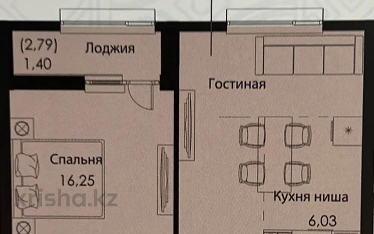 2-комнатная квартира, 50 м², 5/9 этаж, Тауелсиздик — Калба за 26.3 млн 〒 в Астане, Алматы р-н — фото 2