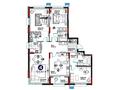 4-бөлмелі пәтер · 153.92 м², Нура р-н, бағасы: ~ 140.2 млн ₸ в Астане — фото 3