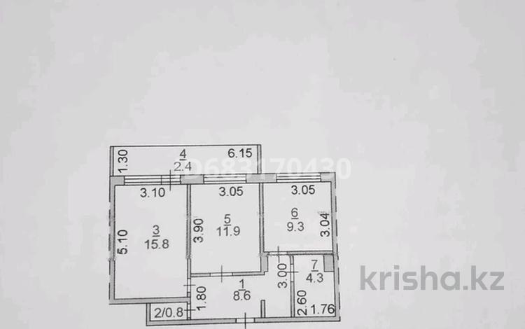 2-комнатная квартира, 52 м², 4/9 этаж, Карбышева 7 — Строительная за 19.5 млн 〒 в Костанае — фото 14