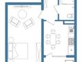 1-комнатная квартира · 43 м² · 8/9 этаж, Производственный кооператив имени Кунаева 501/18 за 23 млн ₸ в Алматы, Турксибский р-н — фото 7
