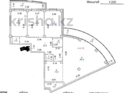 4-комнатная квартира · 175 м² · 9/13 этаж, Мукан Тулебаев 5 за 50 млн 〒 в Астане, Алматы р-н