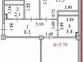 2-комнатная квартира · 56 м² · 9/9 этаж, караменде би шакаулы 7 за 24.5 млн ₸ в Астане, Сарыарка р-н — фото 9
