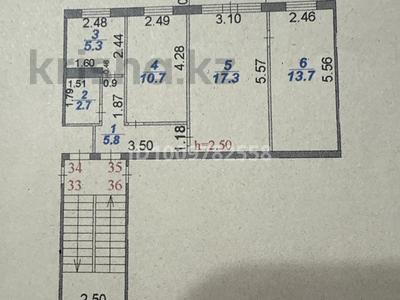 3-бөлмелі пәтер · 56.3 м² · 4/5 қабат, Майкудук, 12й микрорайон 40, бағасы: 14 млн ₸ в Караганде, Алихана Бокейханова р-н