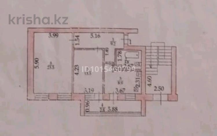 2-бөлмелі пәтер · 62 м² · 1/2 қабат, Астана 563, бағасы: 5.3 млн ₸ в Жетыбае — фото 2