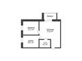2-бөлмелі пәтер · 50.4 м² · 6/6 қабат, Автомобильная 18а, бағасы: 26 млн ₸ в Костанае — фото 4